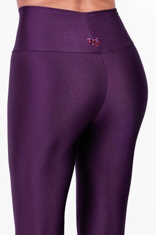 Amoureuse Leggings with Three Hand-Applied Crystal Hearts