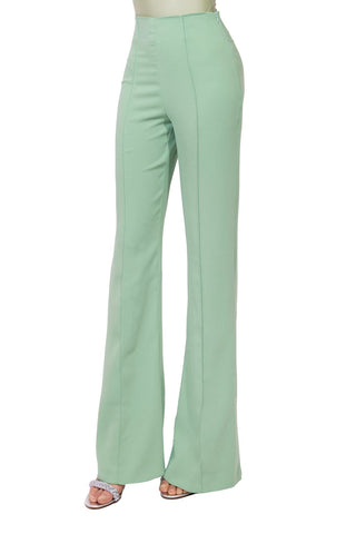Nuage Pantalone Verde Mela a vita alta 2025