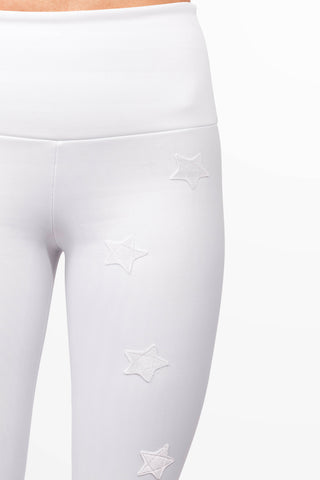 Icefall Winter Leggings Super Warm All White