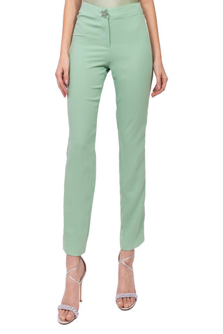 Nuage Pantalone Verde Mela e Raso 2025