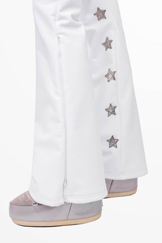 Megeve Combinaison de Ski Super Warm Blanc et Or