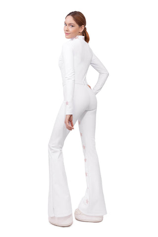 Megeve Tuta da Sci Super Warm Bianca e Rosa