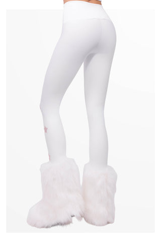 Icefall Winter Leggings da Sci Super Warm Bianco e Rosa