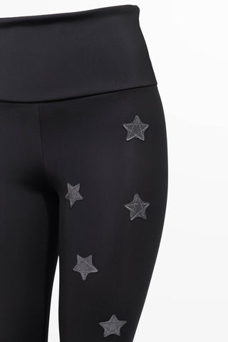 Icefall Winter Leggings da Sci Super Warm Nero e Argento