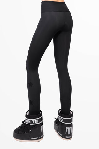 Icefall Winter Leggings Super Warm All Black