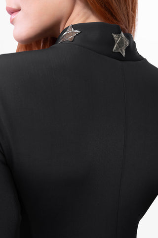 Megeve Super Warm Skianzug Schwarz und Gold