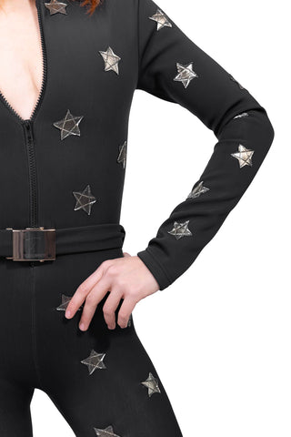 Cortina 2026 Super Warmer Skianzug in Schwarz und Gold