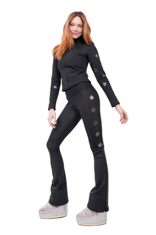 Megeve Giacchina Super Warm Noir et Or Corta