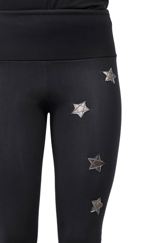 Icefall Winter da Sci Leggings Super Warm Nero e Oro