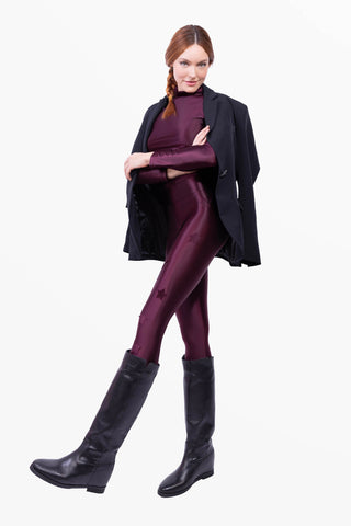 Cascade Leggings in Lycra effetto Seta