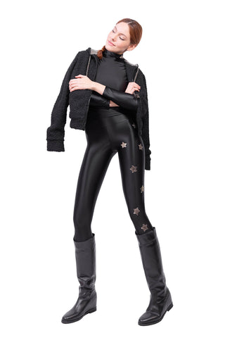 Cascade Leggings in Lycra effetto Seta
