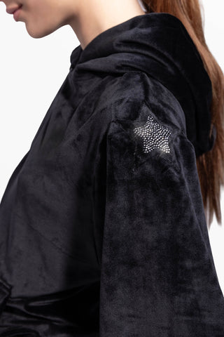 Sunday Diamond Combinaison Completa en Ciniglia Soft Touch Black