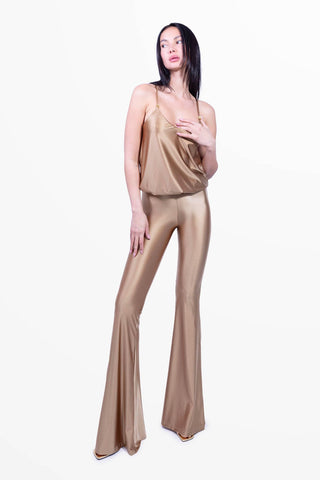 Moonlight Jumpsuit in Lycra Setata