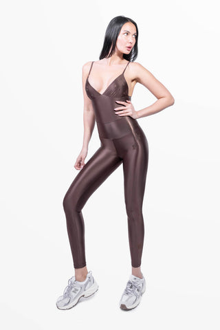 Leggings Diamond 3 Stars Chocolate