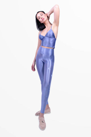 Cascade Leggings in Lycra effetto Seta