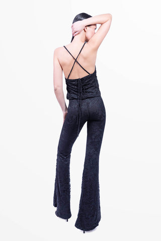 Moonlight Jumpsuit aus Stretch-Spitze