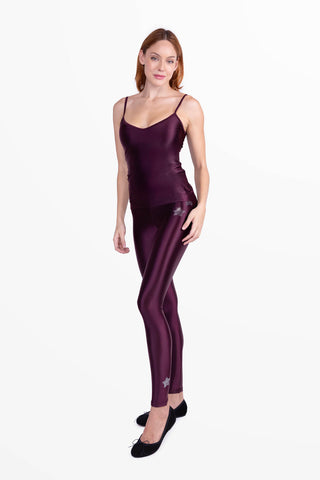 Athletic Top in Lycra Setata e Modellante