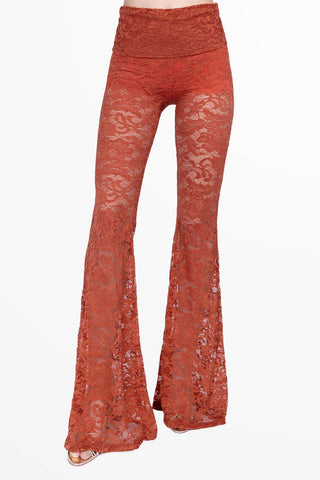 Transparence Pantalone Estivo Arancione