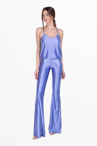 Moonlight Jumpsuit in Lycra Setata Cielo