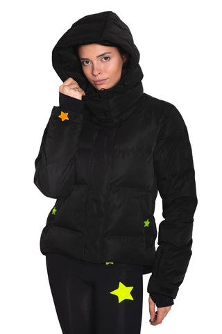 Aspen Black Ski Jacket Polvere di Stelle