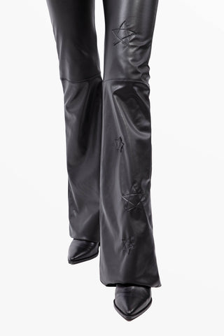 Mira pantalone in ecopelle con Stelle
