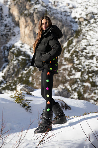 Aspen Black Ski Jacket Polvere di Stelle