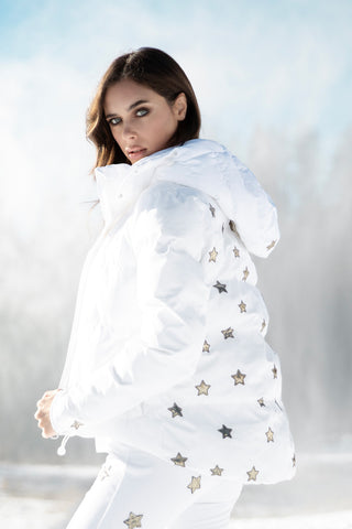 Crans-Montana White Ski Jacket 