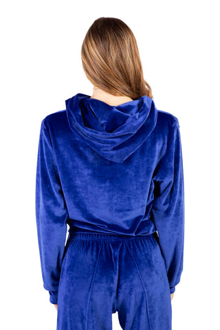 Sunday Combinaison en Ciniglia Soft-Touch Bleu