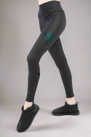 Vega Leggings en Lycra Molletonnée Vari Colori