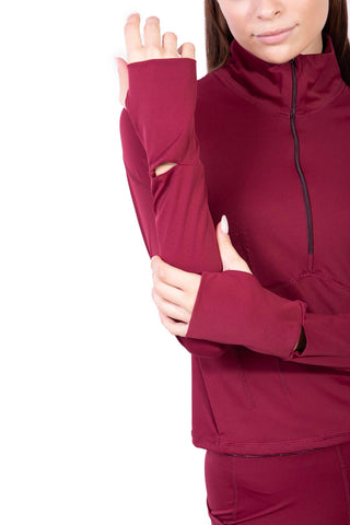 Pro Five Fit Maglia Bordeaux