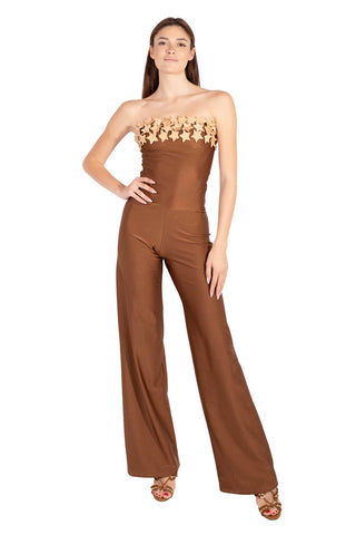 Bandeau de Étoiles combinaison Marron Or