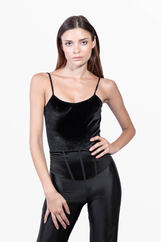 Odile Hose aus seidigem Lycra mit ausgestelltem Knöchelabschluss