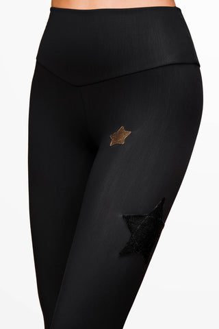 Vega Leggings en Lycra Molletonnée Eclipse