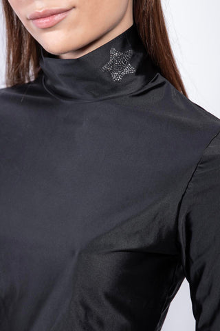 Lunis Col montant Diamond en Lycra Soyeuse