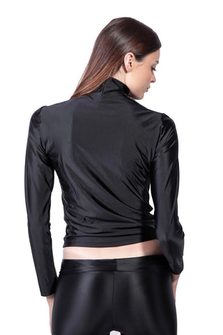 Lunis Col montant Diamond en Lycra Soyeuse