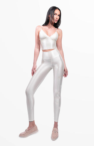 Cascade Leggings in Lycra effetto Seta