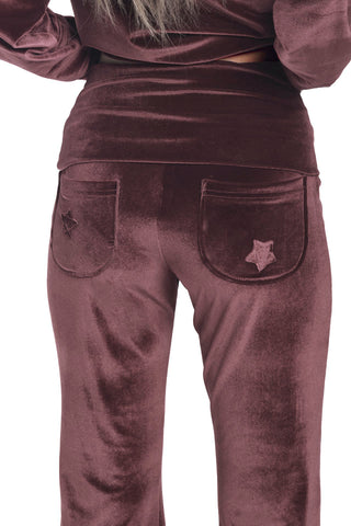 Andromeda Combinaison en Velours Dark Pink