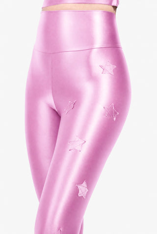 Cascade Leggings en Lycra Effet Soie