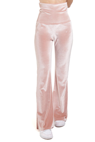 Andromeda Combinaison en Velours Rose Poudré