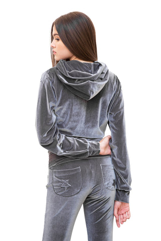 Andromeda Combinaison en Velours Gris